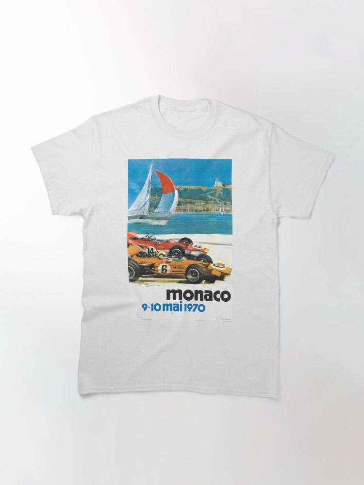 T-shirt classique ''Poster du Monaco Grand Prix 1970' : autre vue