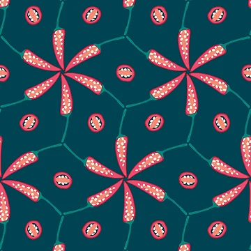 Artwork thumbnail, Hot Chilli Roulette Pattern by rocketandindigo
