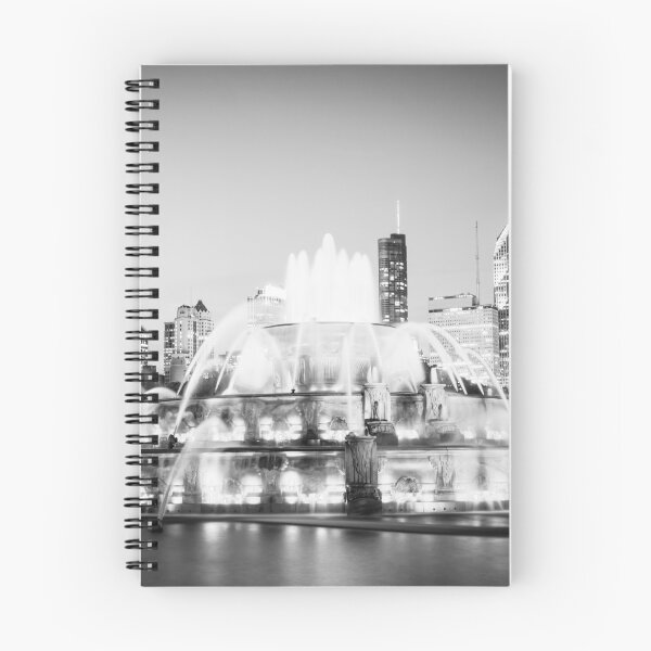 Item preview, Chicago Buckingham Fountain in Black and White designed and sold by PaulVelgos.