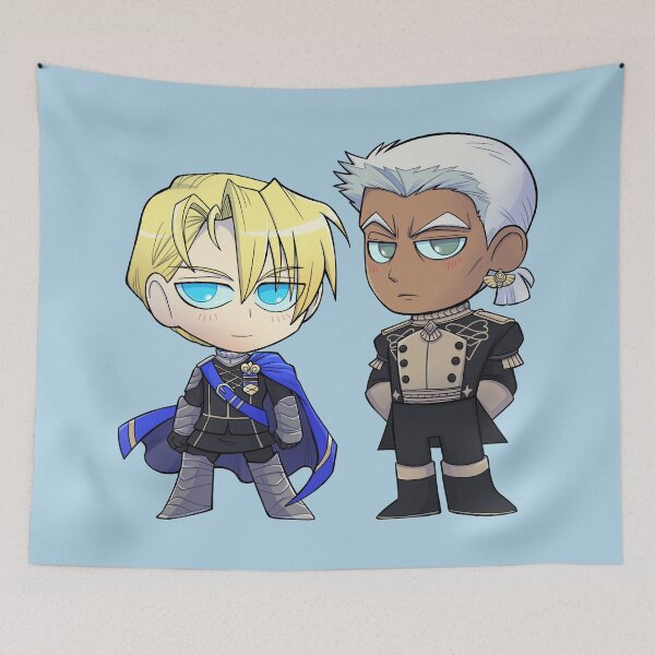 Item preview, Dimitri and Dedue - Fire Emblem Three Houses - Chibi Cuties designed and sold by kickgirl.