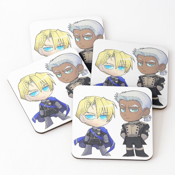 Item preview, Dimitri and Dedue - Fire Emblem Three Houses - Chibi Cuties designed and sold by kickgirl.