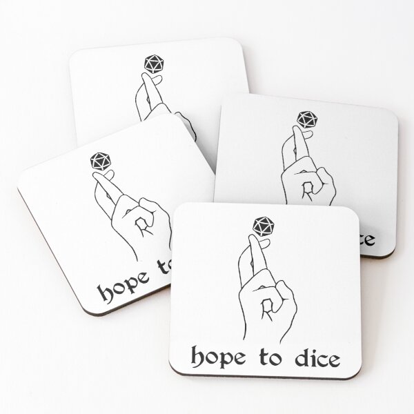 Item preview, Hope To Dice Logo W/ Name designed and sold by HopeToDice.
