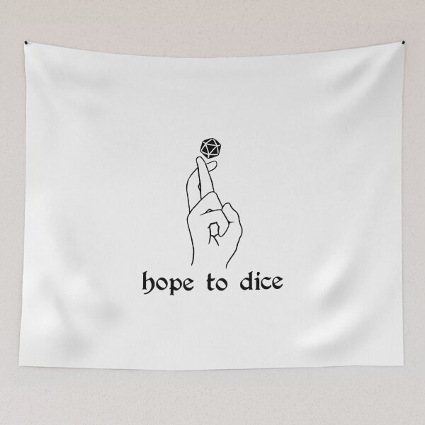 Item preview, Hope To Dice Logo W/ Name designed and sold by HopeToDice.