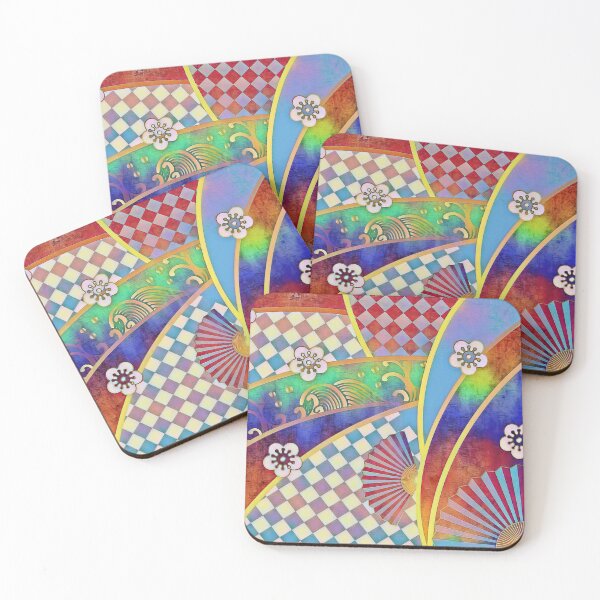 Item preview, Rainbow Oriental Abstract Artwork designed and sold by Alondra.