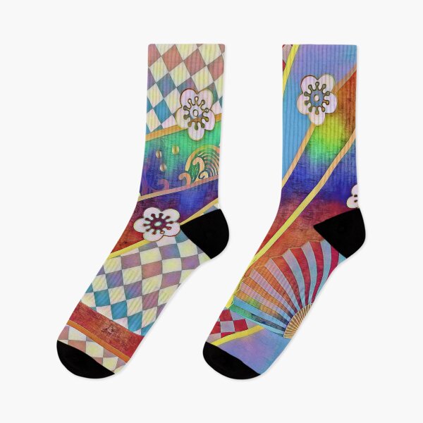 Item preview, Rainbow Oriental Abstract Artwork designed and sold by Alondra.