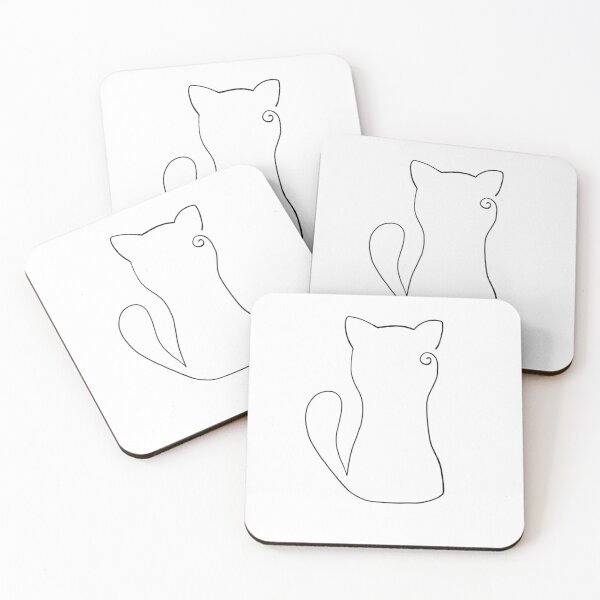Item preview, Cat Line Art designed and sold by alisadesigns.