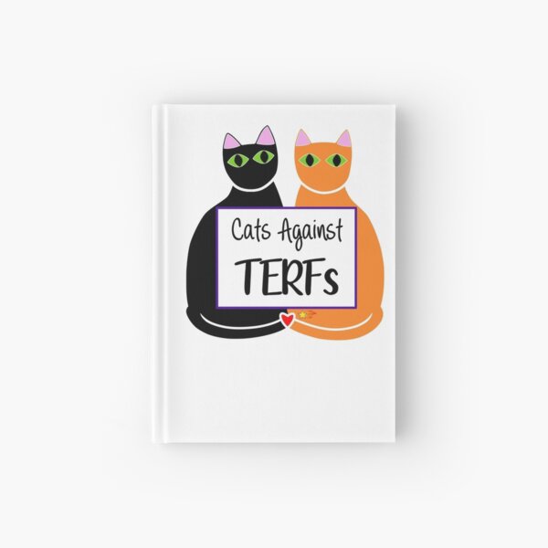 Cats Against TERFs Hardcover Journal