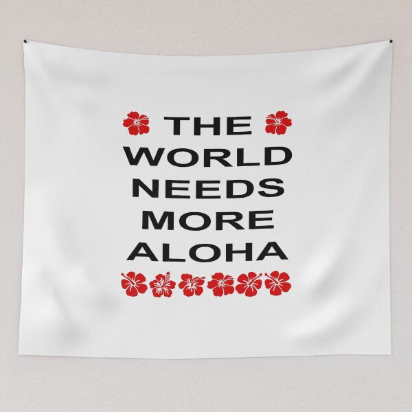 Item preview, World Needs More Aloha Light-Color designed and sold by TinyStarAmerica.