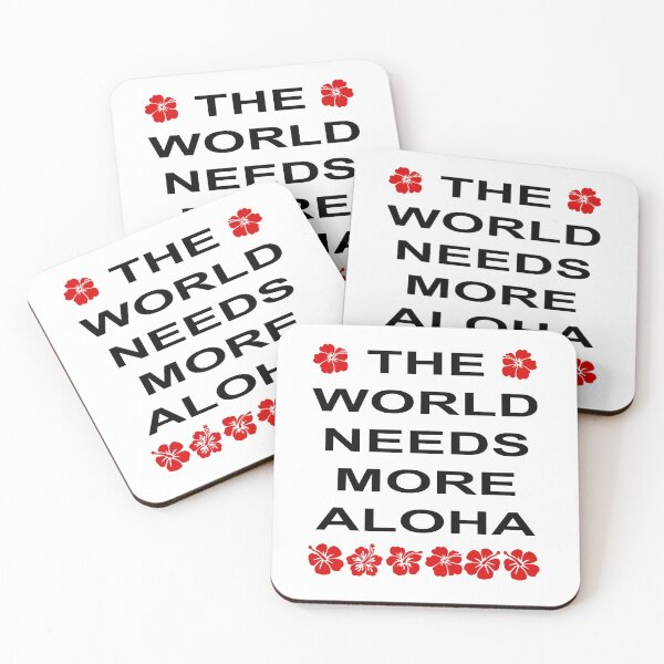 Item preview, World Needs More Aloha Light-Color designed and sold by TinyStarAmerica.