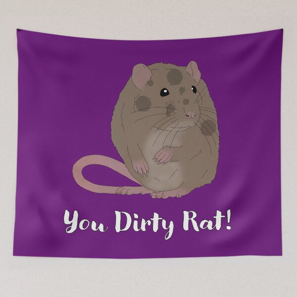 Item preview, You Dirty Rat! designed and sold by Child of the Corn Designs.