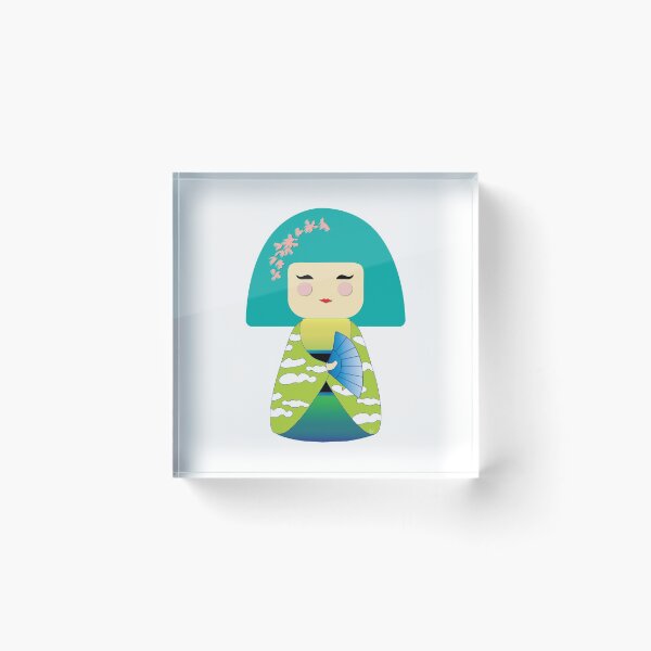 Item preview, teal kawaii vibbi doll designed and sold by Redsonya888.