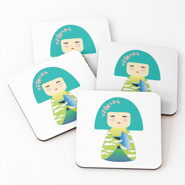 Item preview, teal kawaii vibbi doll designed and sold by Redsonya888.