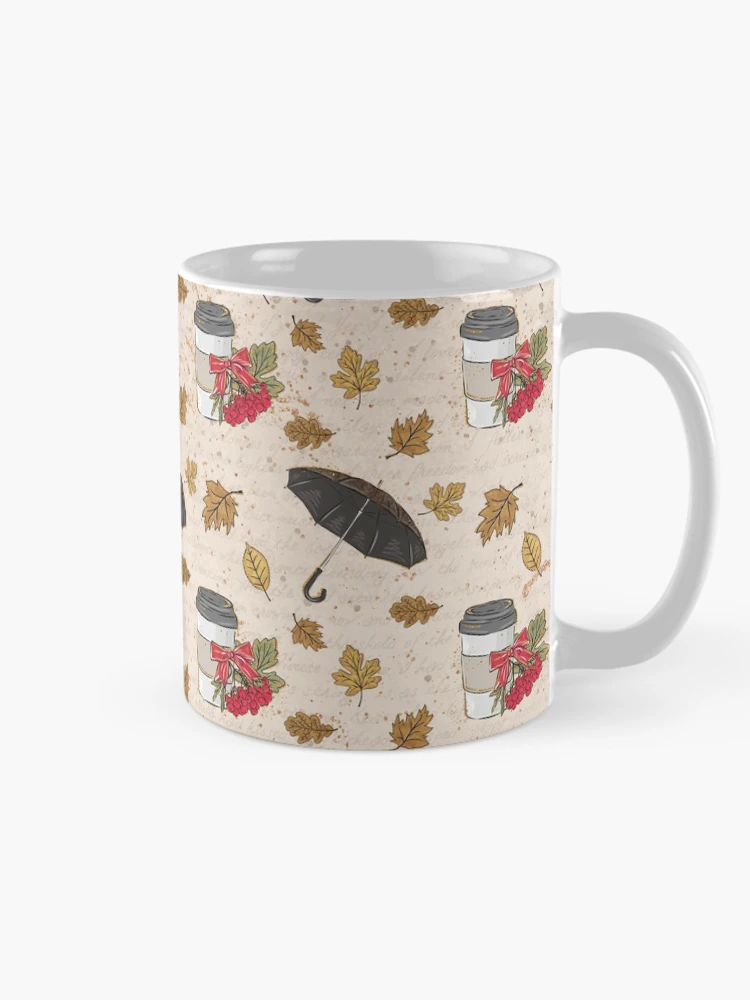 Thumbnail 3 of 6, Coffee Mug, Fall Pattern designed and sold by thepatternshop.