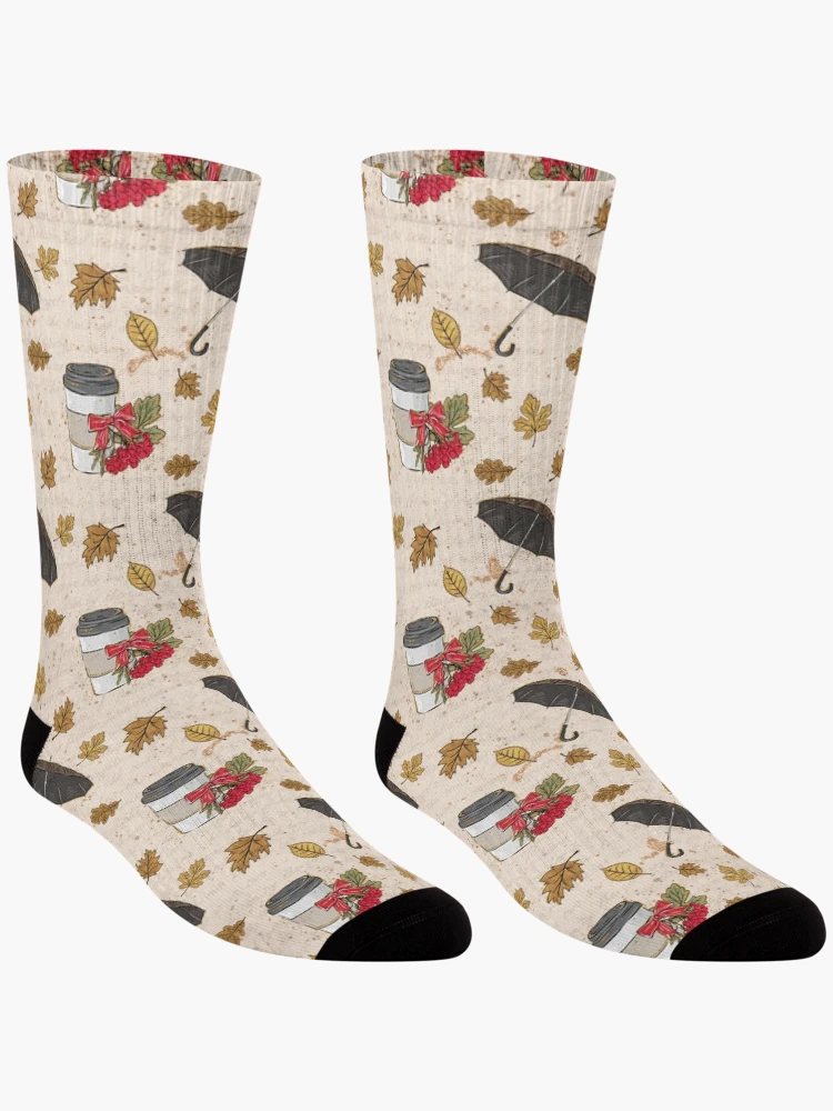 Thumbnail 3 of 5, Socks, Fall Pattern designed and sold by thepatternshop.