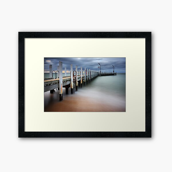 Safety Beach Jetty Framed Art Print