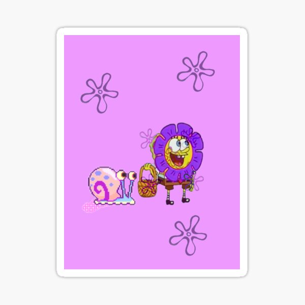 Spongebob Sticker For Sale By Karidesigns Redbubble 6533