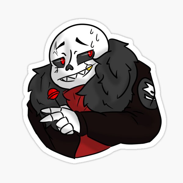 Underfell Sans(Kanzy Artsy's Version) Sticker Bumper Sticker Vinyl Decal 5  