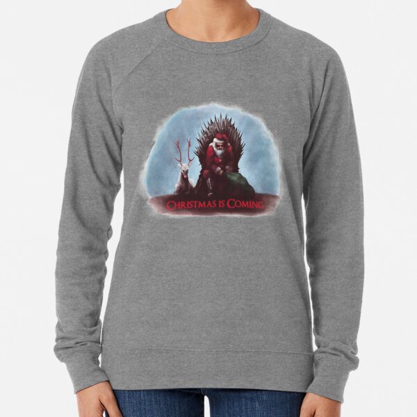Christmas is Coming Lightweight Sweatshirt