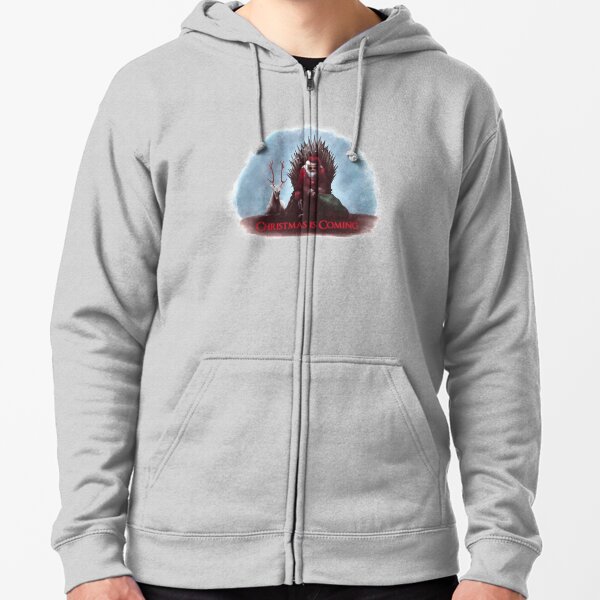 Christmas is Coming Zipped Hoodie