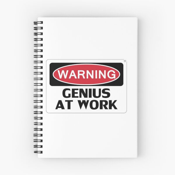 Item preview, Genius at work designed and sold by SwampfoxDesign.