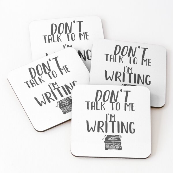 Item preview, Don't Talk to Me, I'm Writing designed and sold by TheWriteShoppe.