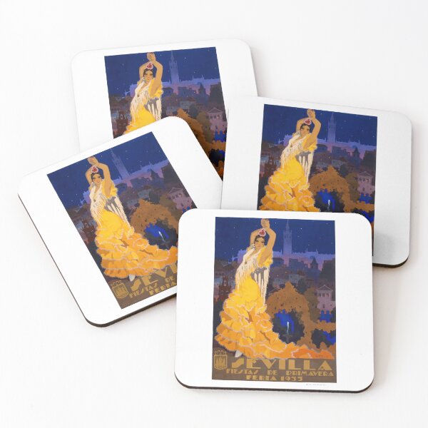 Item preview, Spain 1933 Seville April Fair Travel Poster designed and sold by retrographics.