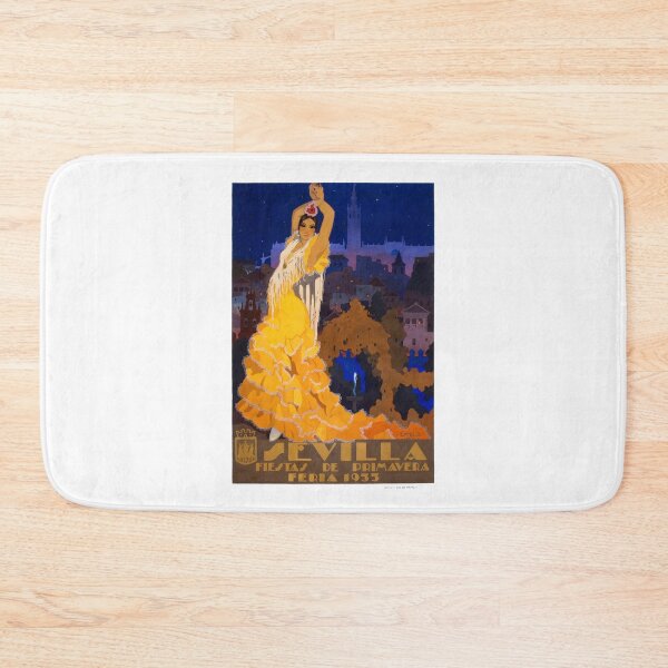 Item preview, Spain 1933 Seville April Fair Travel Poster designed and sold by retrographics.
