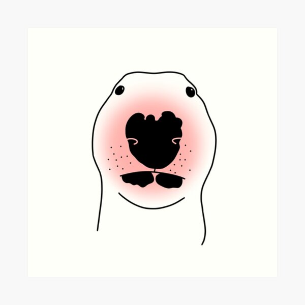 "Walter the dog" Art Print by Jessicasev | Redbubble
