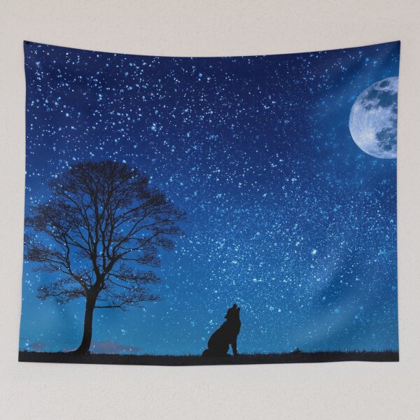 Item preview, Full moon wolf designed and sold by dydy0061.