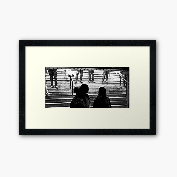 No protestation is allowed! Framed Art Print