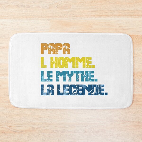 Item preview, Dad the man the myth the legend orange yellow blue designed and sold by Sitamood.