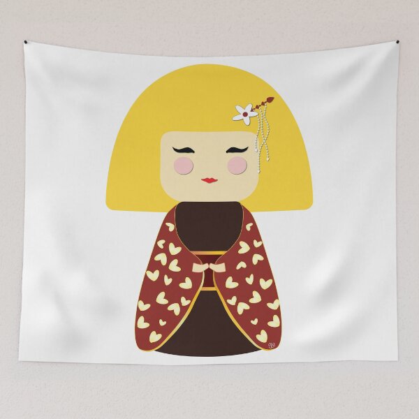 Item preview, yellow kawaii vibbi doll designed and sold by Redsonya888.
