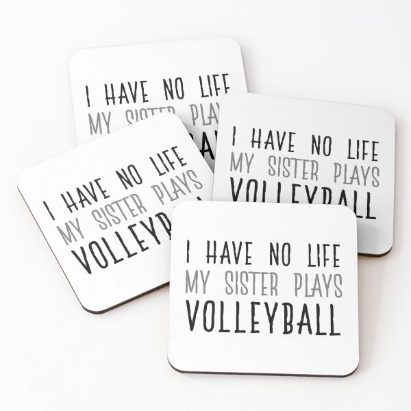 Item preview, I Have No Life My Sister Plays Volleyball Sports Team Gift design designed and sold by nikkidawn74.