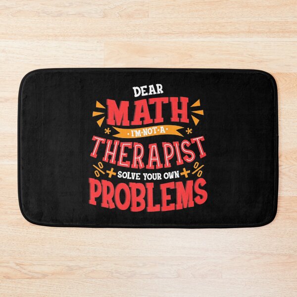 Item preview, Dear Math I Am Not a Therapist Solve Your Problems designed and sold by perfectpresents.