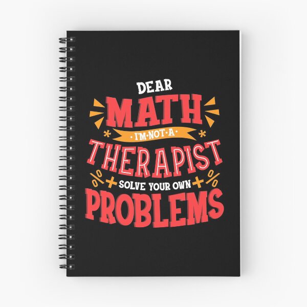 Item preview, Dear Math I Am Not a Therapist Solve Your Problems designed and sold by perfectpresents.