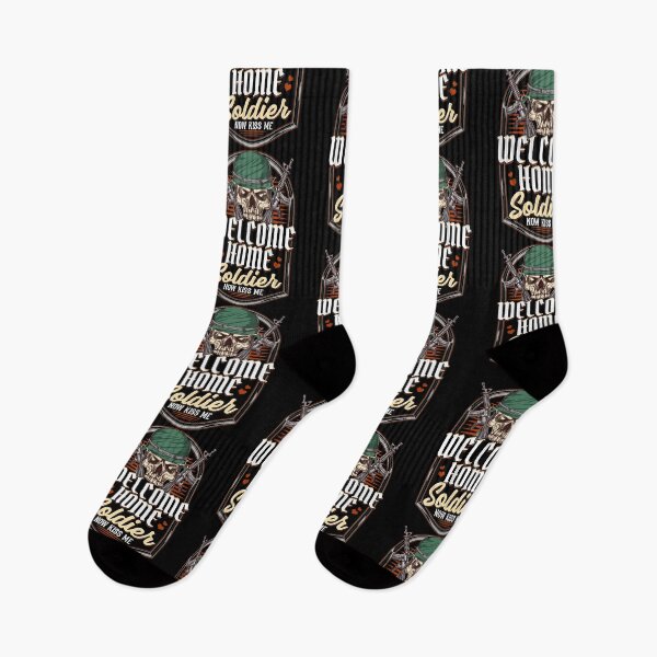 Item preview, Welcome Home Soldier Now Kiss Me! Military Return designed and sold by perfectpresents.