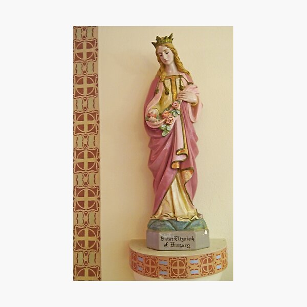 Statue of St Elizabeth of Hungary, Eureka Springs Photographic Print