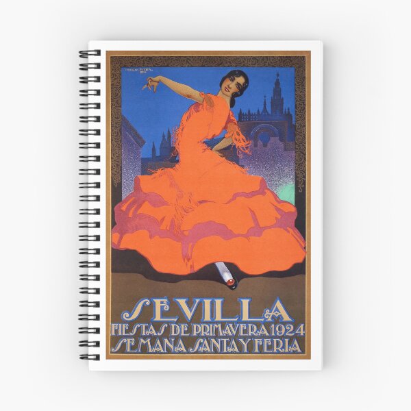 Item preview, Spain 1924 Seville April Fair Travel Poster designed and sold by retrographics.