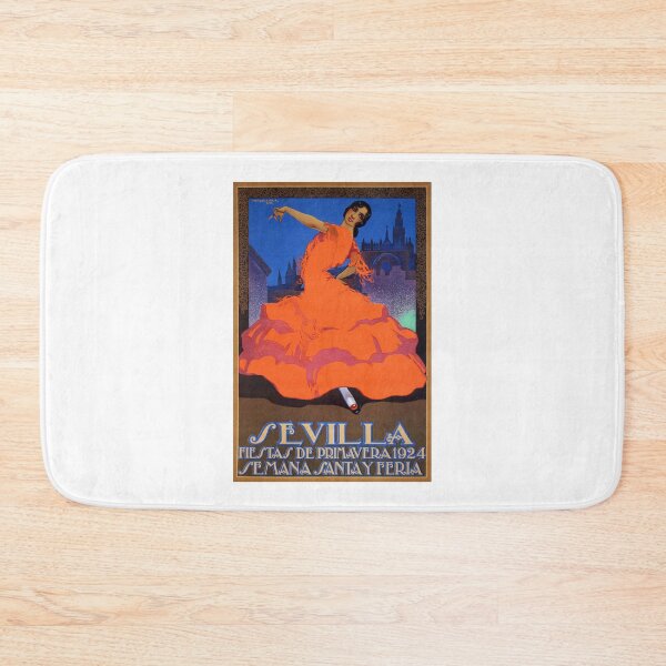 Item preview, Spain 1924 Seville April Fair Travel Poster designed and sold by retrographics.