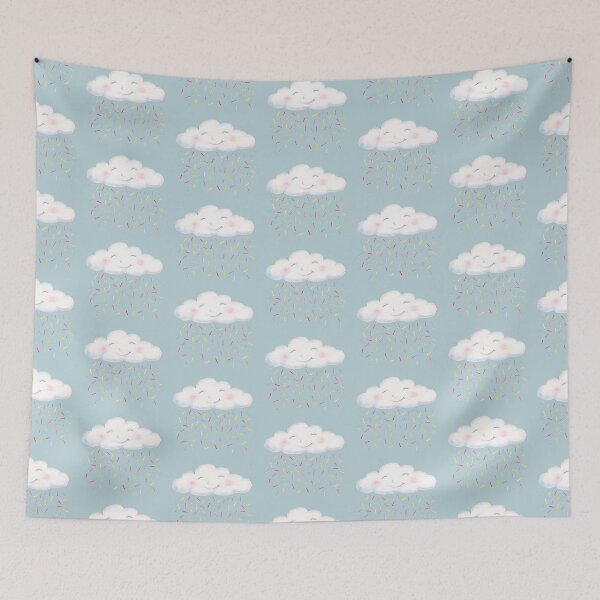 Item preview, Happy whimsy clouds candy sprinkles  designed and sold by Sarah Trett.