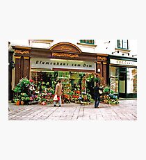flower shop, Vienna, Austria Photographic Print