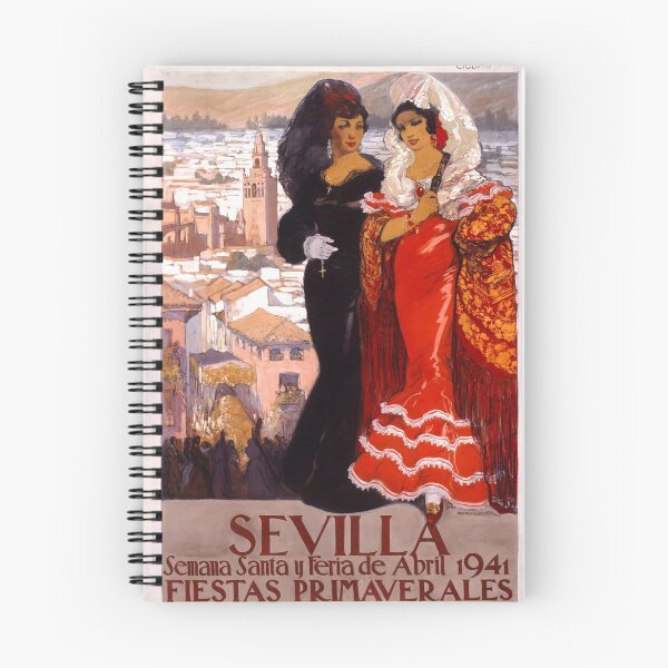 Item preview, Spain 1941 Seville April Fair Travel Poster designed and sold by retrographics.