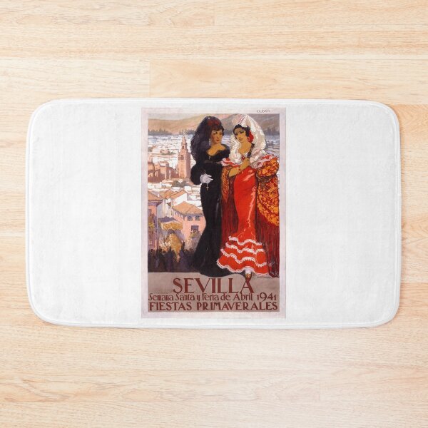 Item preview, Spain 1941 Seville April Fair Travel Poster designed and sold by retrographics.