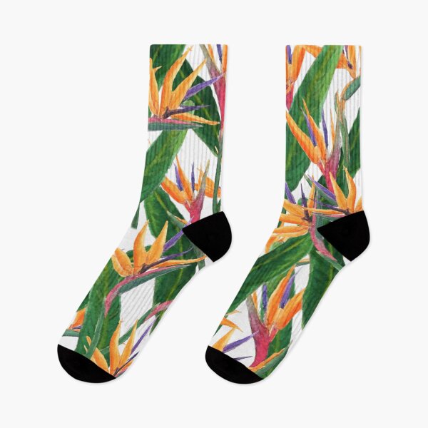 Item preview, bird of paradise flowers pattern  designed and sold by SelenePaintings .