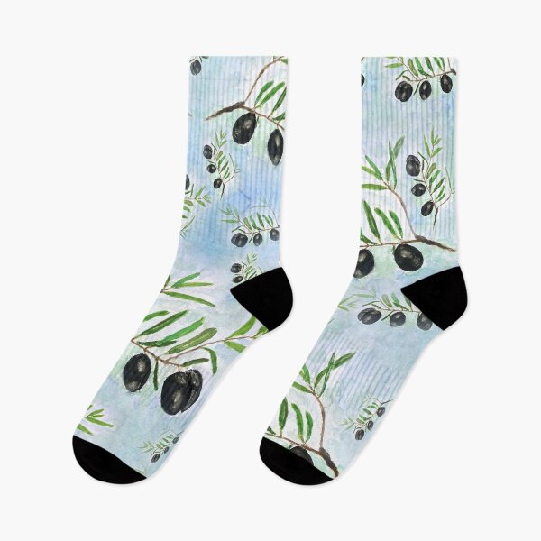 Item preview, vintage olive pattern  designed and sold by ColorandColor.