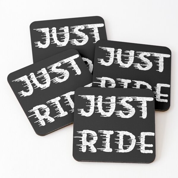 Item preview, Motivational Inspirational and Positive quote - Just ride typography text art by Word Fandom - wordfandom designed and sold by Kerry Pritchard.