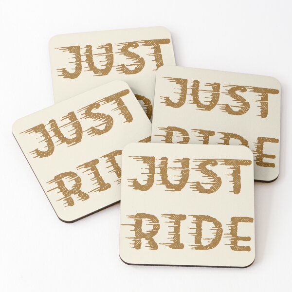 Item preview, Motivational Inspirational and Positive quote - Just ride typography text art by Word Fandom - wordfandom designed and sold by Kerry Pritchard.