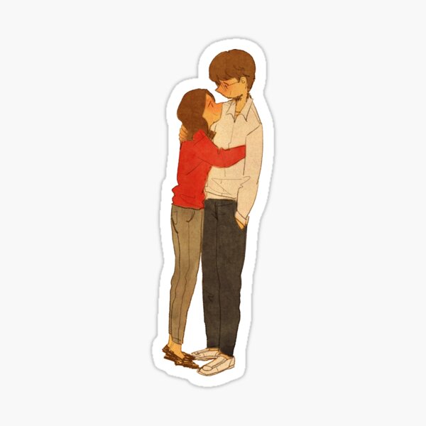 Hug me Sticker