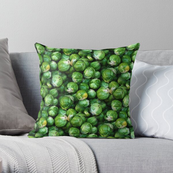 Sprouts Forever (pattern) Throw Pillow