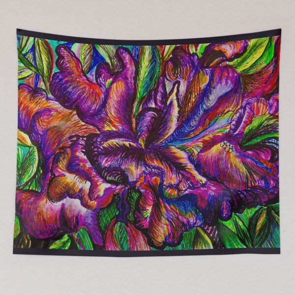 Item preview, Purple Iris Unfolds designed and sold by 2MagicDenise.